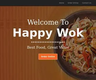 Annarborhappywok.com(Happy Wok) Screenshot