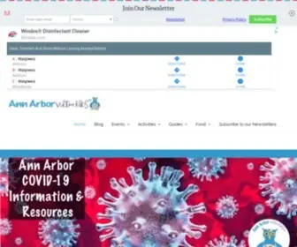 Annarborwithkids.com(Ann Arbor with Kids) Screenshot