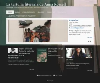 Annarossell.com(La tertulia literaria de Anna Rossell) Screenshot