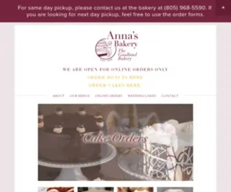 Annas-Bakery.com(Anna's Bakery) Screenshot