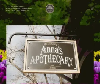 Annasapothecary.com(Anna's Apothecary) Screenshot