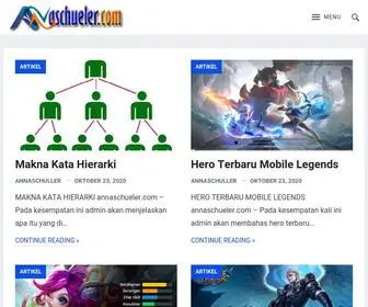 Annaschueler.com(Info News dan Teknologi international Terbaru Masa Kini) Screenshot