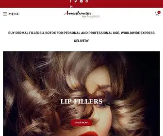 Annascosmetics.com(Buy Dermal Fillers Online) Screenshot