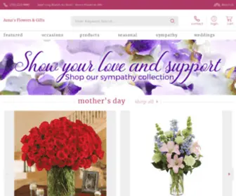 Annasflowersandgift.com(Annasflowersandgift) Screenshot