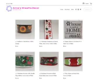 Annaswreathsdecordecomesh.com(Ribbon) Screenshot