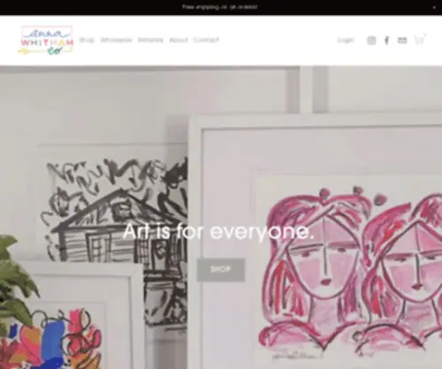 Annawhitham.com(Anna Whitham Co) Screenshot