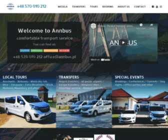 Annbus.pl(Wynajem busów kraków) Screenshot