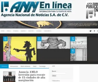 ANN.com.mx(Otro sitio realizado con WordPress) Screenshot