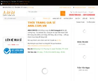 ANN.com.vn(Xưởng Sỉ Quần Áo ANN) Screenshot