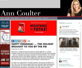 Anncoulter.com(Ann Coulter) Screenshot