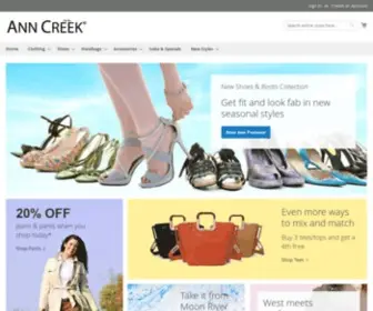 Anncreek.com(Trendy Women's Clothing) Screenshot