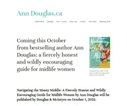 Anndouglas.ca(Ann Douglas.ca) Screenshot