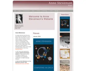 Anne-Stevenson.co.uk(Anne Stevenson) Screenshot