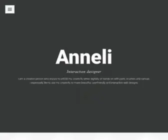 Anne.li(Website for) Screenshot