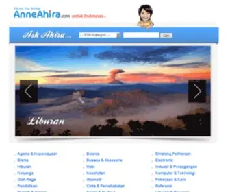Anneahira.com Screenshot