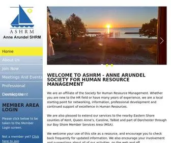 Annearundelshrm.com(Annearundelshrm) Screenshot