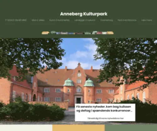 Annebergkulturpark.dk(Forside) Screenshot