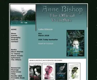 Annebishop.com(Anne Bishop) Screenshot