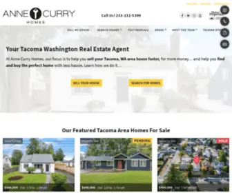 Annecurryhomes.com(Top Real Estate Agents Tacoma WA) Screenshot