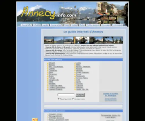 Annecy-Info.com(Hotel) Screenshot