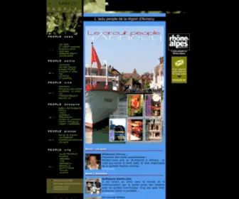 Annecypeople.com(Bienvenue sur Annecy people) Screenshot