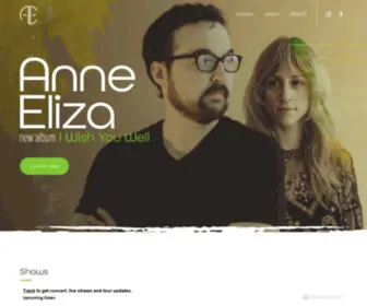 Anneelizamusic.com(Anne Eliza) Screenshot