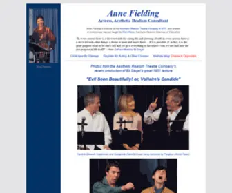 Annefielding.net(Anne Fielding) Screenshot