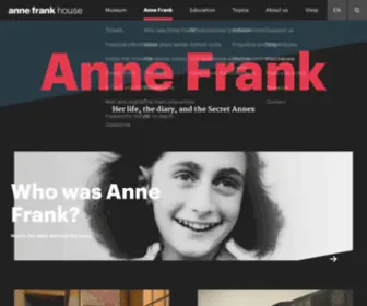 Annefrankguide.net(Anne Frank) Screenshot