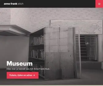 Annefrank.org(Anne Frank Stichting) Screenshot