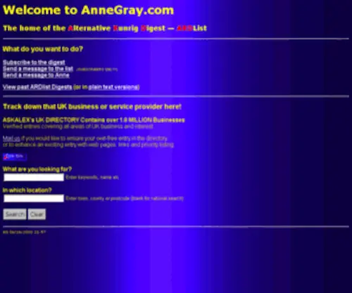 Annegray.com(Annegray) Screenshot