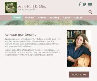 Annehill.org(Dream Talk Radio with Anne Hill) Screenshot