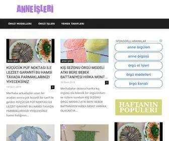 Anneisleri.com(Anne işleri) Screenshot