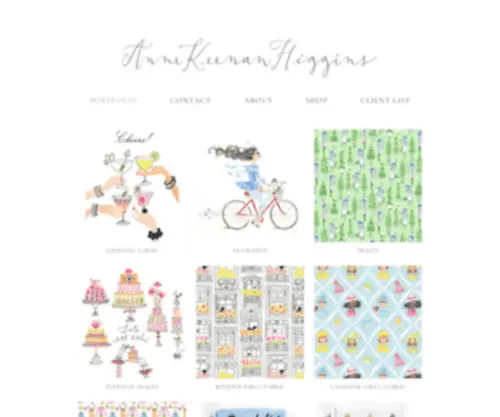 Annekeenanhiggins.com(Anne Keenan Higgins) Screenshot