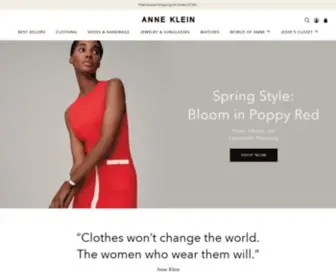 Anneklein.com(Anne Klein) Screenshot
