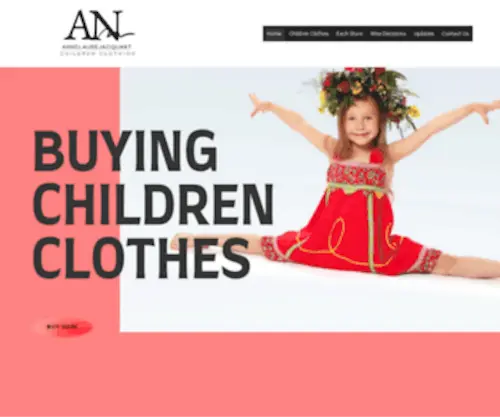Annelaurejacquart.com(Making Wise Decisions When Buying Children Clothes) Screenshot