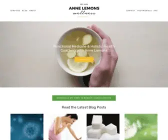 Annelemonswellness.com(Anne Lemons Wellness) Screenshot