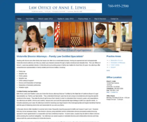 Annelewislaw.com(Lewis Legal Group APC) Screenshot