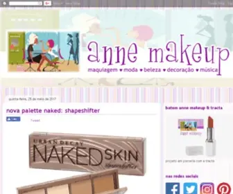 Annemakeup.com.br(Makeup®) Screenshot