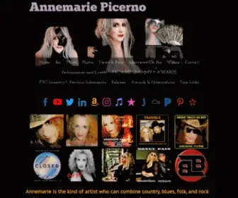 Annemariepicerno.com(Home page of) Screenshot