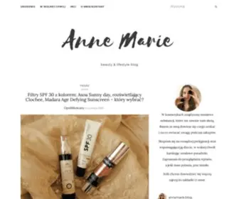 Annemarie.pl(Beauty blog) Screenshot