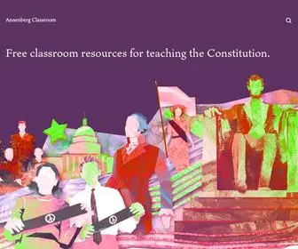 Annenbergclassroom.org(Resources For Excellent Civics Education) Screenshot