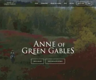 Anneofgreengables.com(Anne of Green Gables) Screenshot