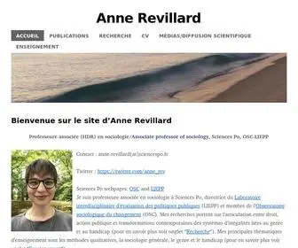 Annerevillard.com(Professeure associée (HDR)) Screenshot