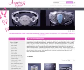 Annesbijoux.ro(Magazin online cu bijuterii din argint) Screenshot