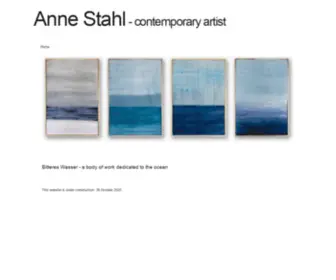 Annestahl.com(Contemporary) Screenshot