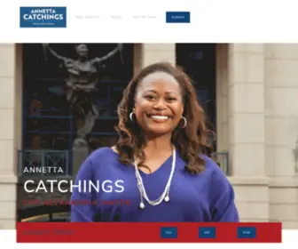 Annettacatchingsformayor.com(Annetta Catchings for Mayor) Screenshot