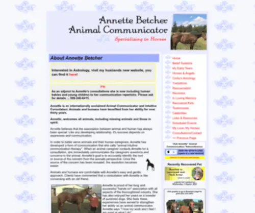 Annettebetcher.com(Annette Betcher) Screenshot