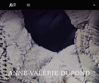 Annevaleriedupond.com(Anne Valérie Dupond) Screenshot