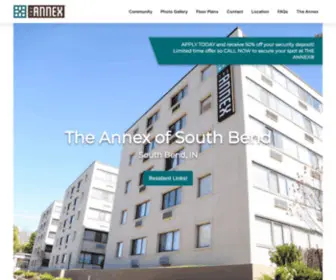 Annexsb.com(The Annex of South Bend) Screenshot