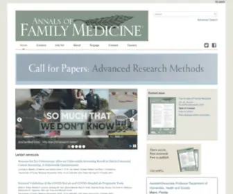 Annfammed.org(Annals of Family Medicine) Screenshot
